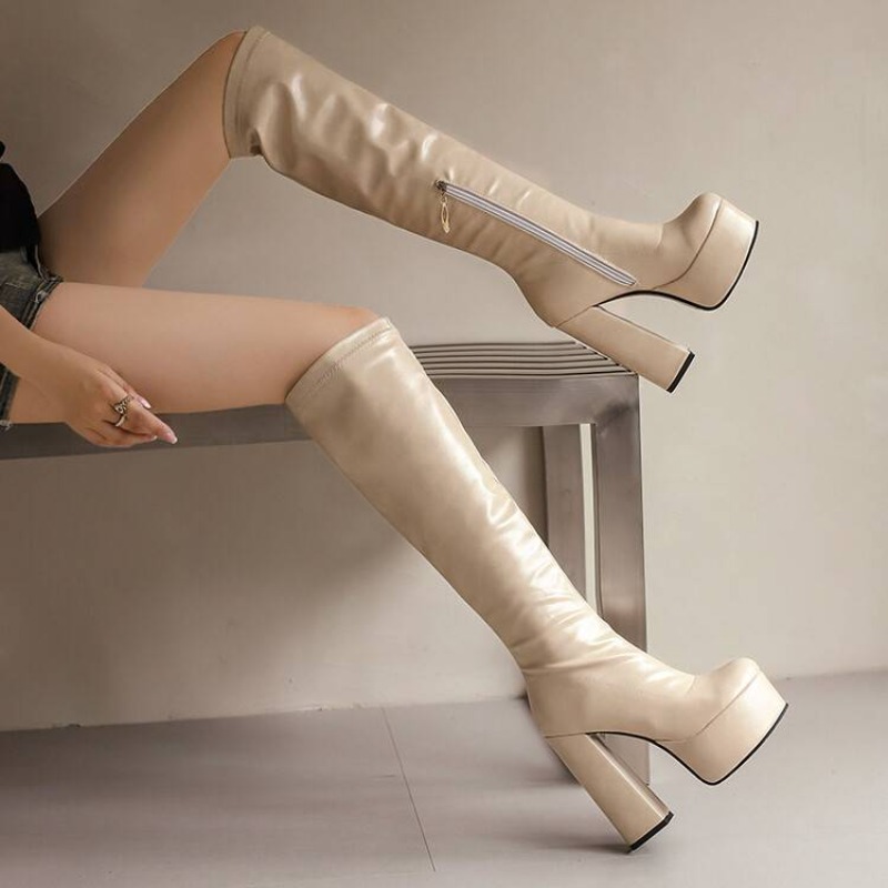 Zip Up Boots Short - Outono e inverno novo estilo moda