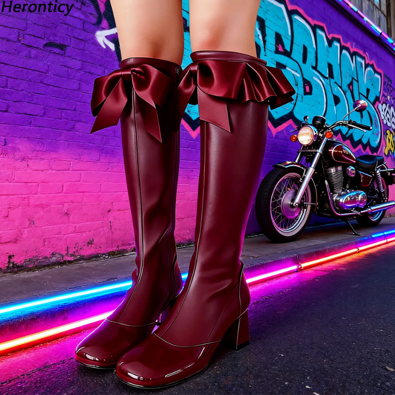 Zip Up Boots Short - Heronticy artesanal preto botas de couro