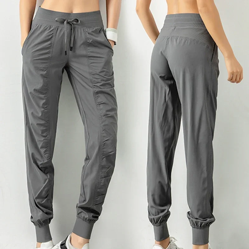 Women Shoes Joggers - Sweatpants tecido cordão correndo esporte corredores