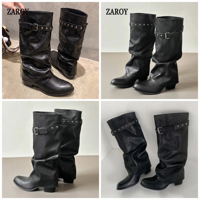 Wide Fit Heels - Botas de cano alto ZAROY para