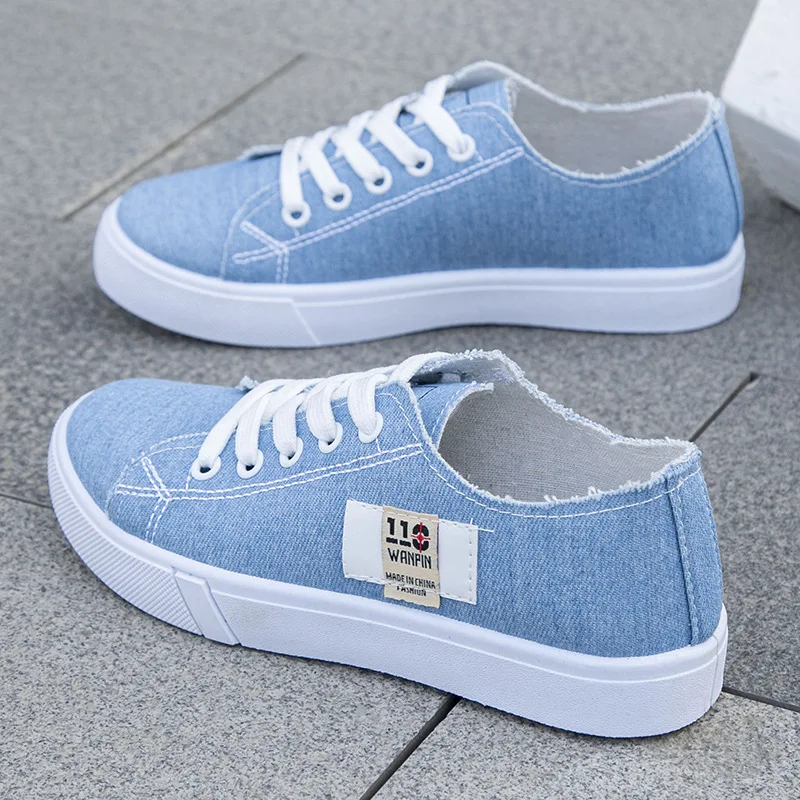 Women'S Shoes Com - Tênis Feminino de Lona Cano Baixo