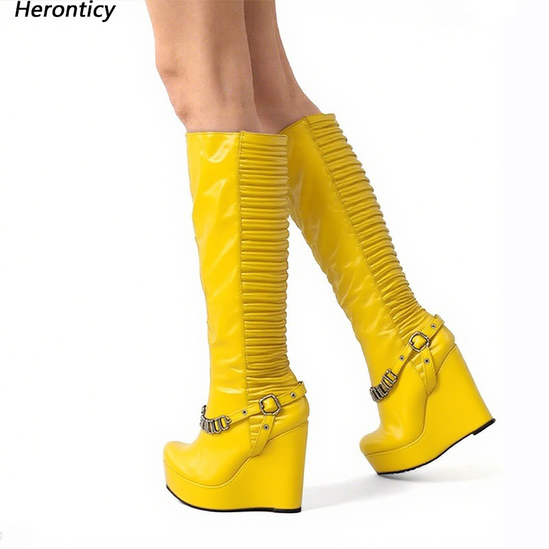 Zip Up Boots Short - Heronticy artesanal mulheres inverno botas de