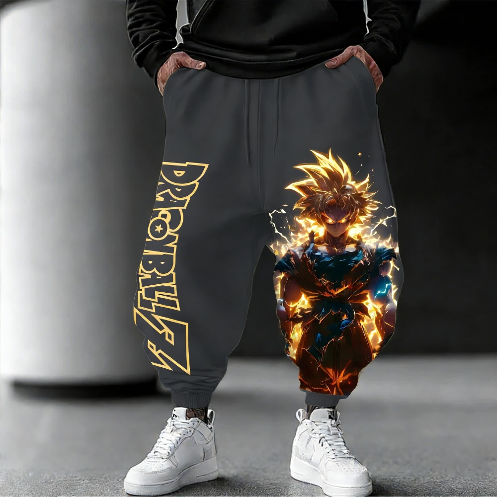 Women Shoes Joggers - Calças Jogger 3D Dragon Ball Z