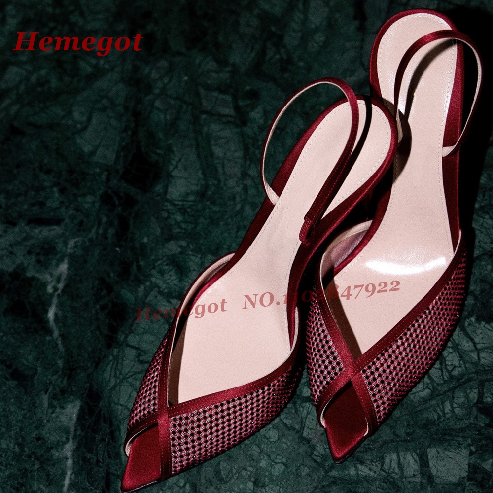 Women'S Shoes Burgundy - Sapatos Femininos de Salto Alto em