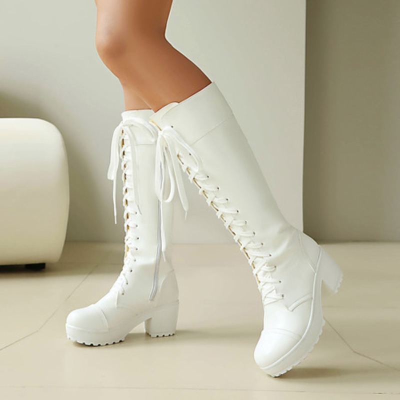 Zip Up Boots Short - Botas de combate femininas até o