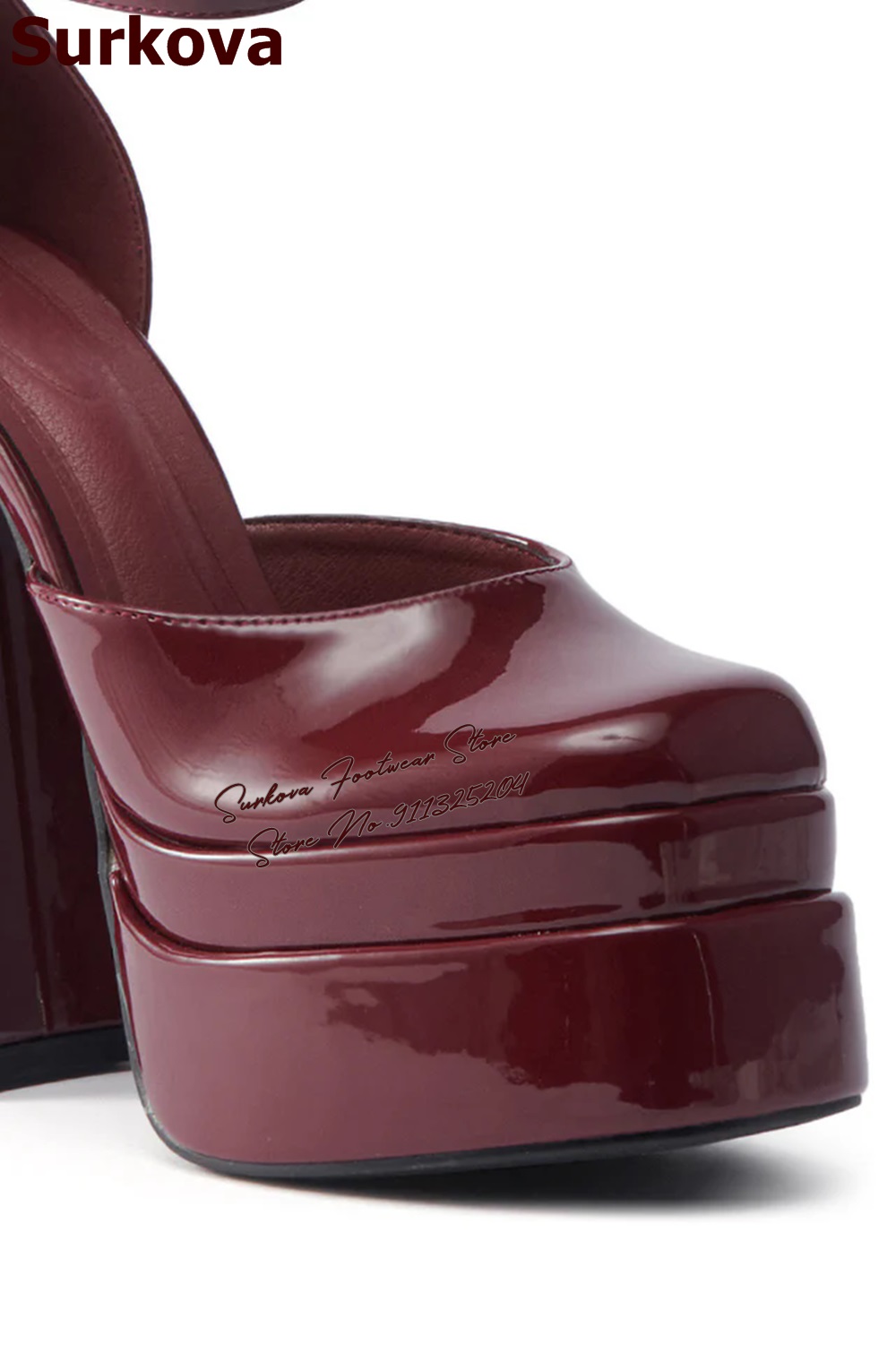 Surkova vestido de salto gross - Women'S Shoes Burgundy avaliação e preço