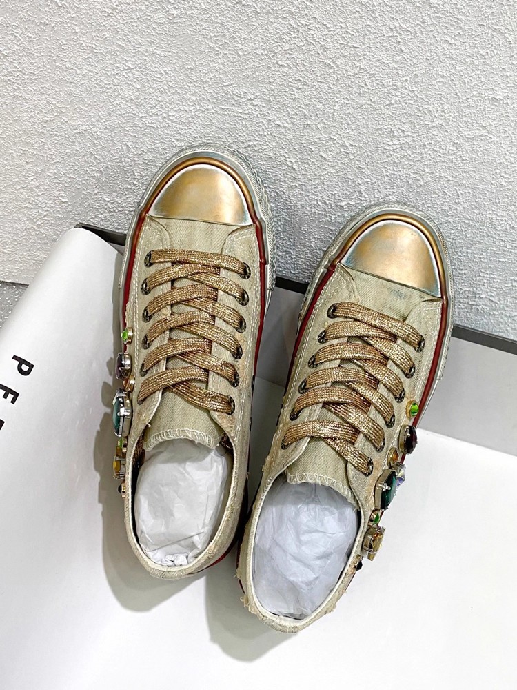 Mulheres do vintage baixo cort - Women Shoes Joggers avaliação e preço