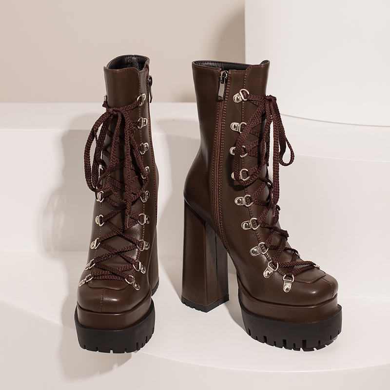 Botas Curtas de Cano Alto com  - Zip Up Boots Short avaliação e preço