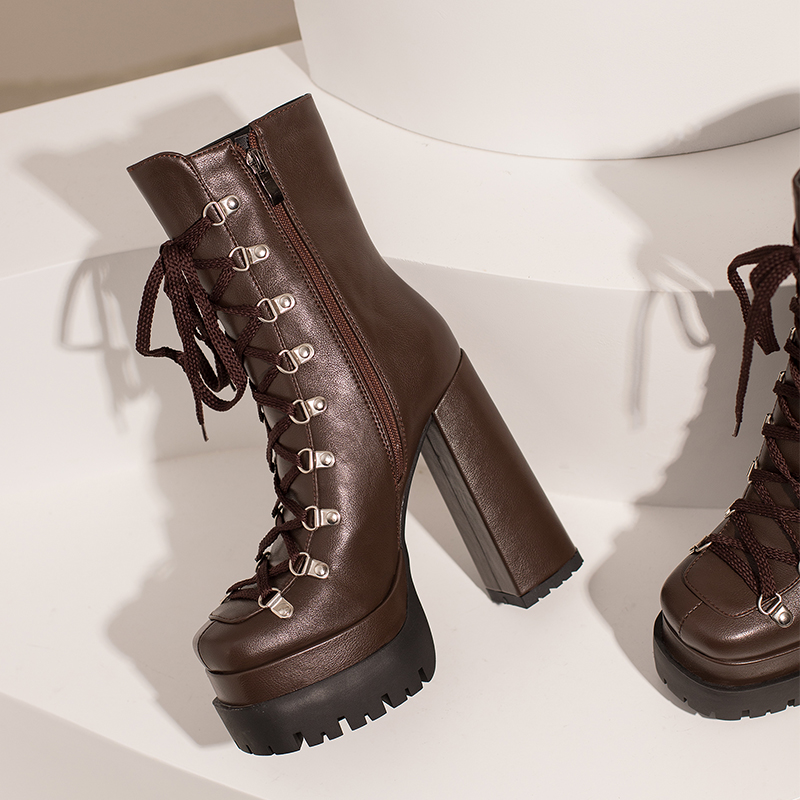 Botas Curtas de Cano Alto com  - Zip Up Boots Short avaliação e preço