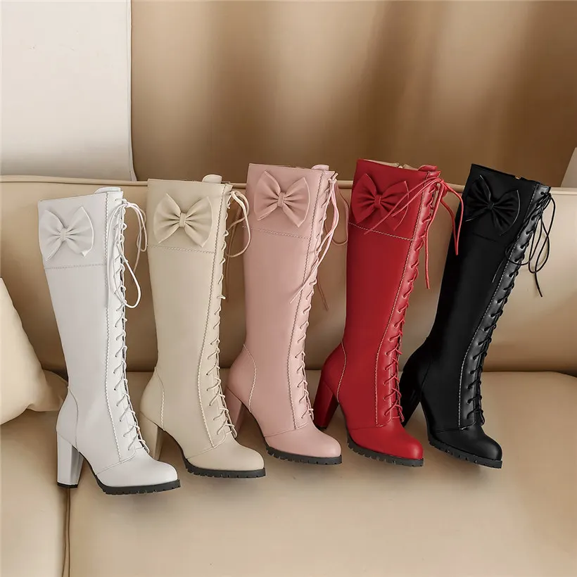 Botas Longas Femininas de Plat - Zip Up Boots Short avaliação e preço