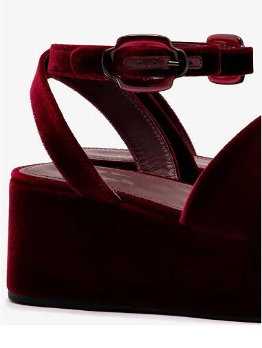 Sandálias de Salto Alto com Ti - Women'S Shoes Burgundy avaliação e preço