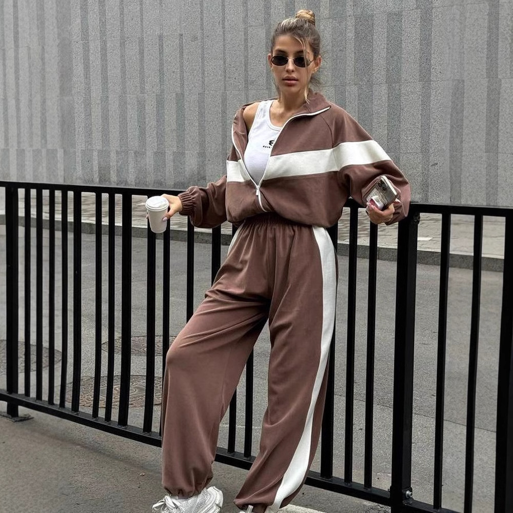 Conjuntos de duas peças conjun - Women Shoes Joggers avaliação e preço