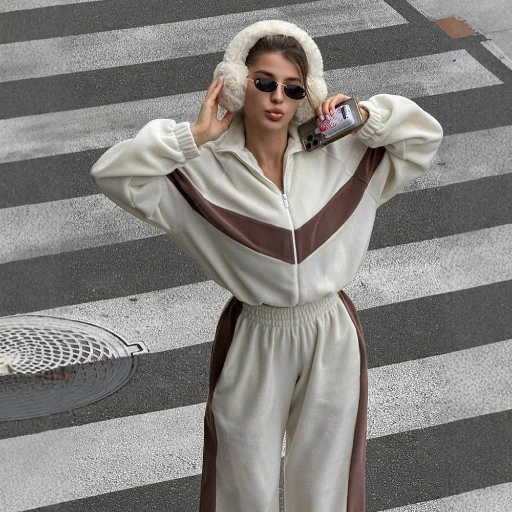 Conjuntos de duas peças conjun - Women Shoes Joggers avaliação e preço