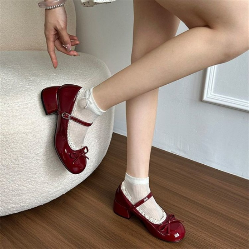 Nova Coleção Primavera 2026: S - Women'S Shoes Burgundy avaliação e preço