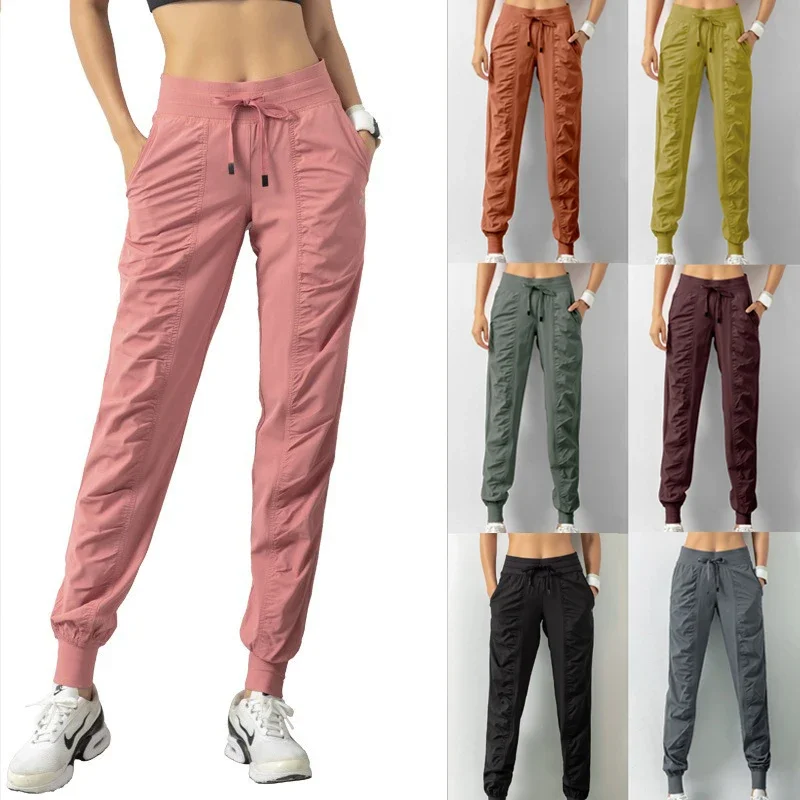 Sweatpants tecido cordão corre - Women Shoes Joggers avaliação e preço