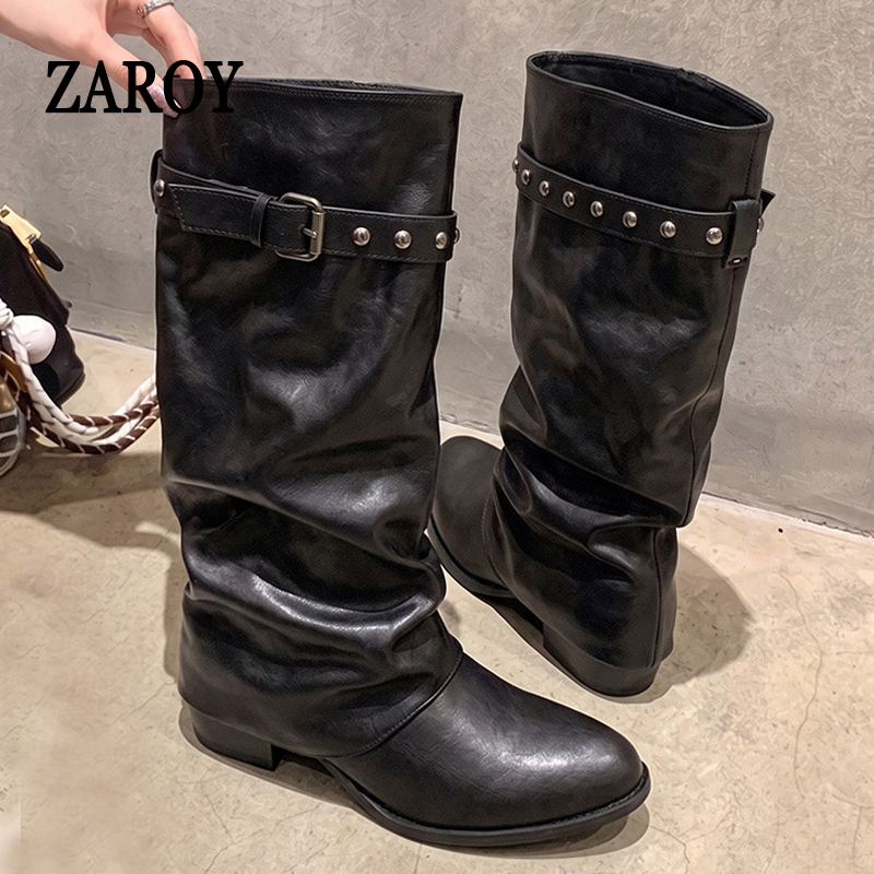 Botas de cano alto ZAROY para  - Wide Fit Heels avaliação e preço