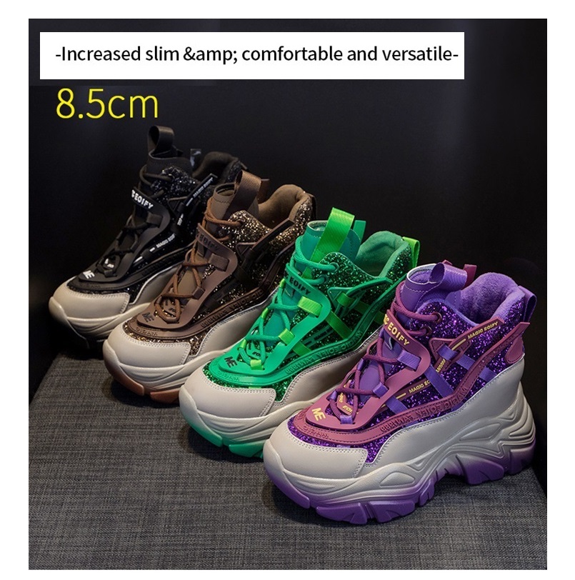 2025 tênis de cunha escondida  - Women'S Shoes Com avaliação e preço