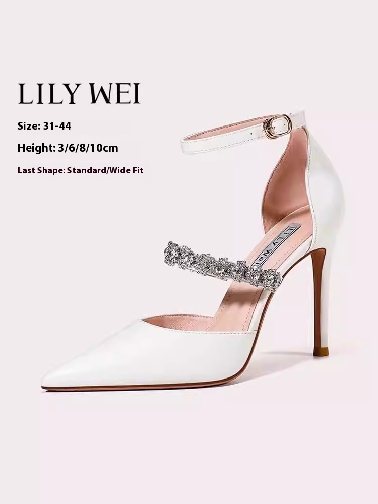 Sapatos de casamento de salto  - Wide Fit Heels avaliação e preço