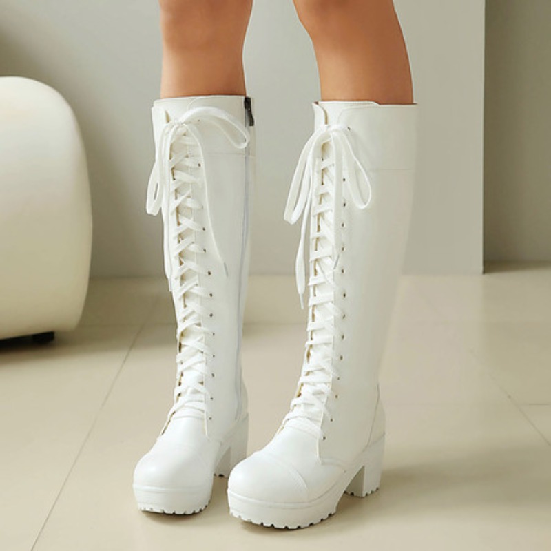 Botas de combate femininas até - Zip Up Boots Short avaliação e preço