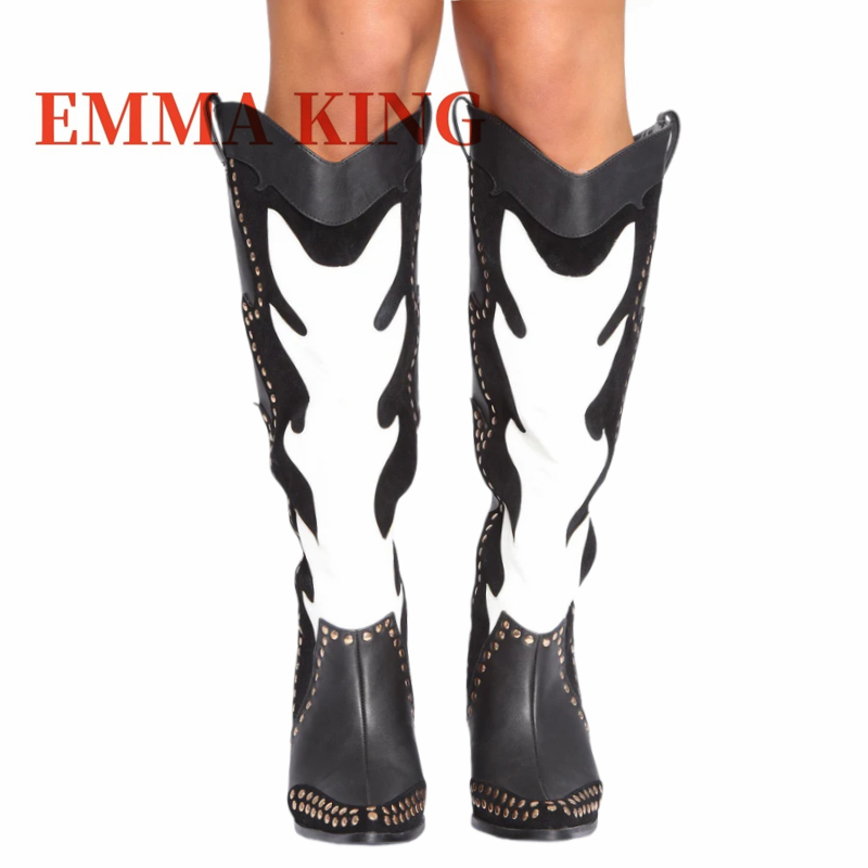 Botas de cowboy ocidentais cra - Wide Fit Heels avaliação e preço