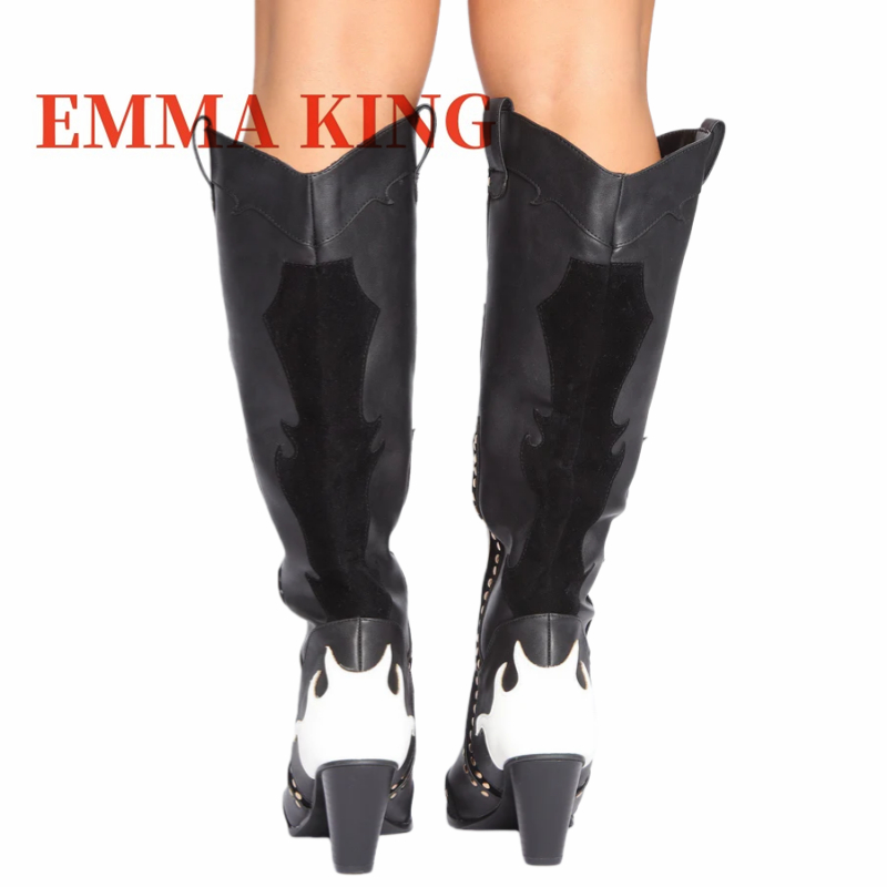 Botas de cowboy ocidentais cra - Wide Fit Heels avaliação e preço